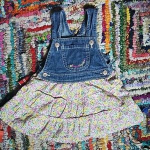 OshKosh B'gosh Denim Floral Skirt